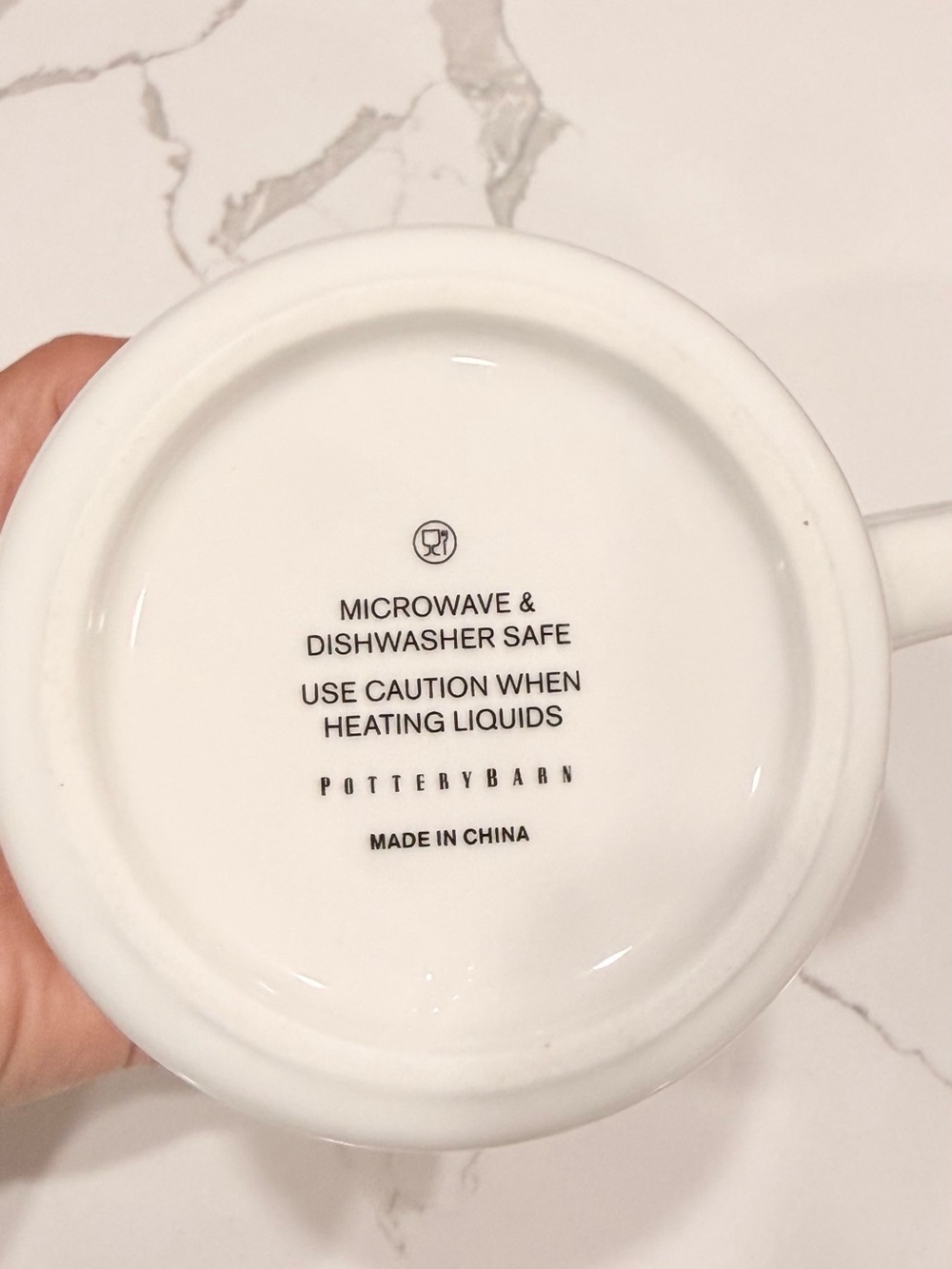 Pottery Barn Monogram "L" Plaid Christmas Holiday Coffee Mug - Picture 2 of 3